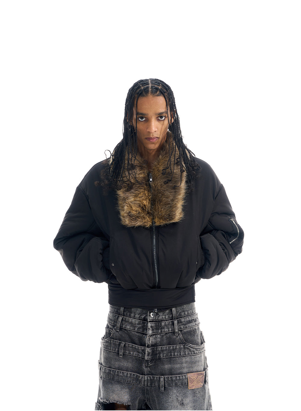 Reversible Camouflage Bomber Jacket