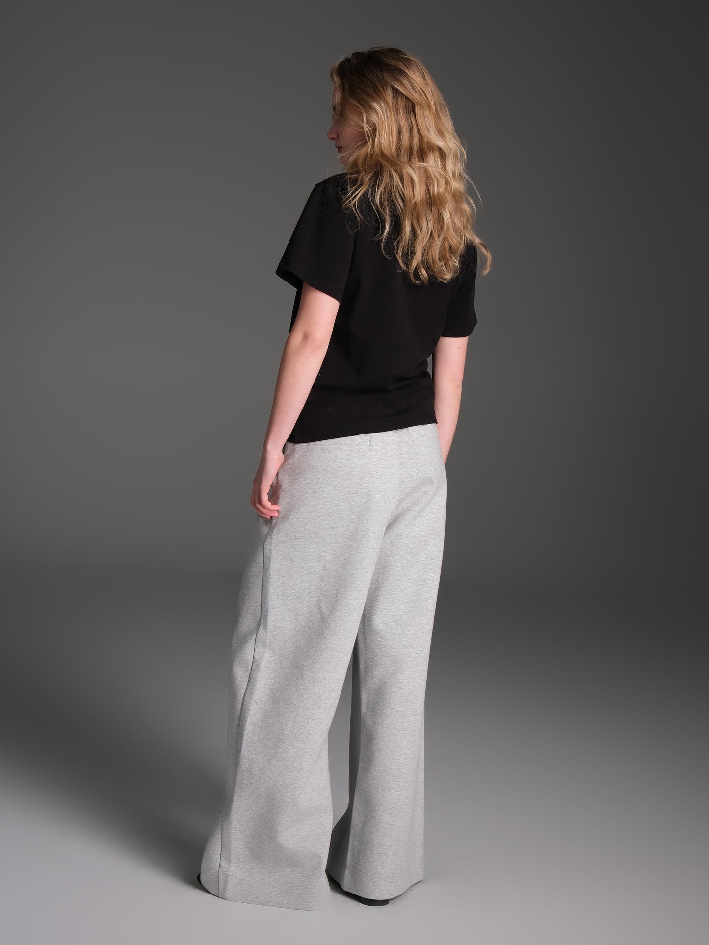 A-Line Wide Leg Sweatpants