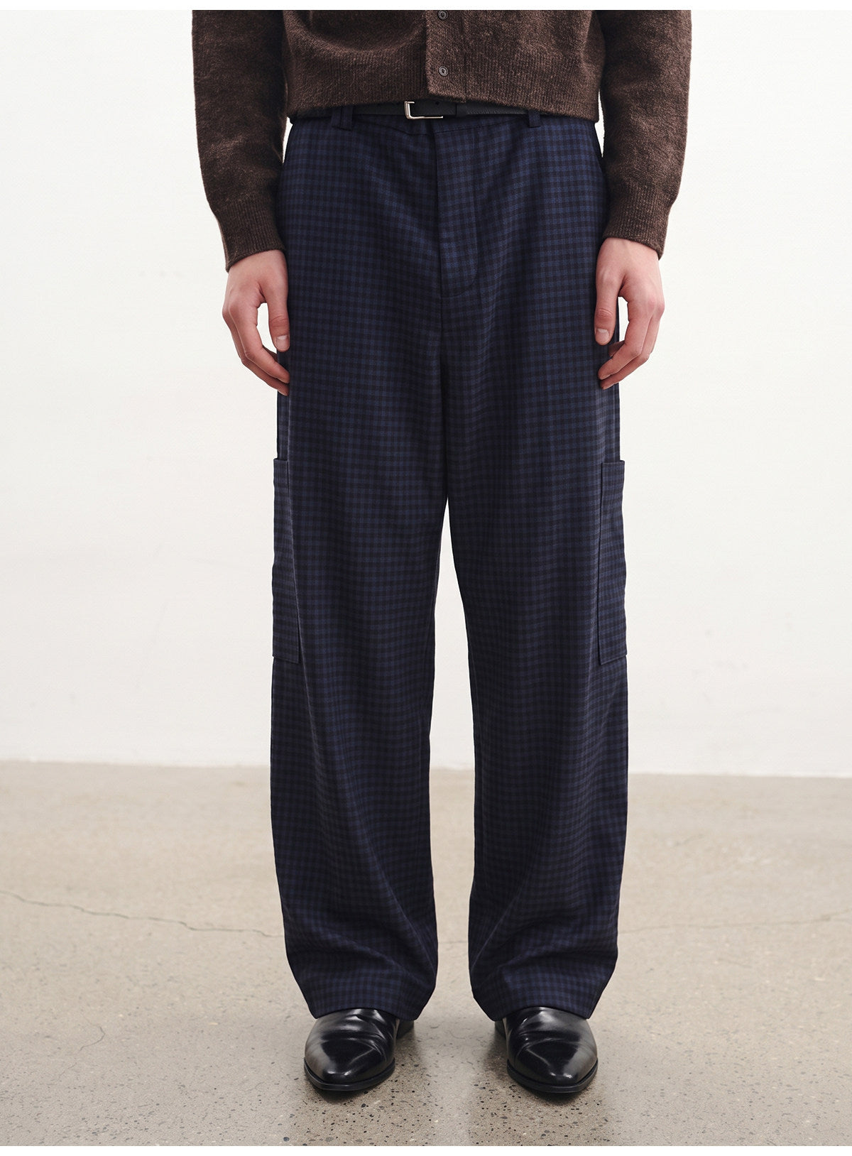 Patchwork Side-Pocket Casual Pants
