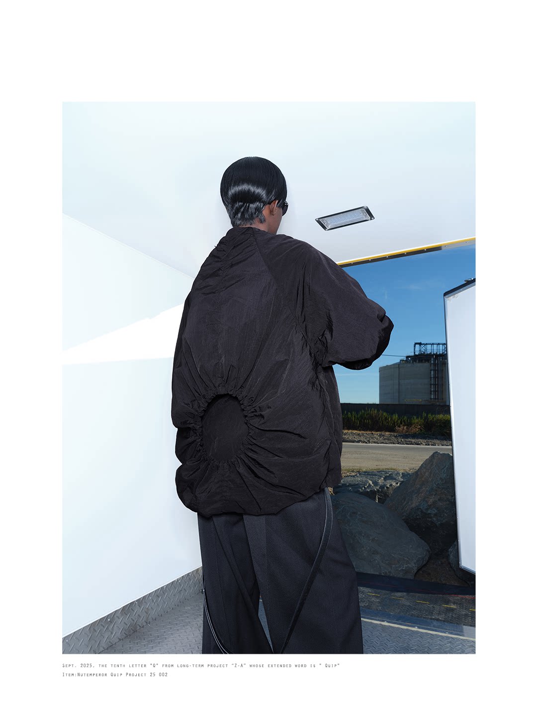 Irregular Cut Frill Jacket