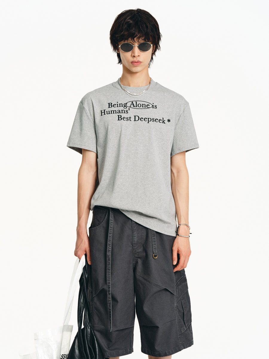 Slogan Print T-Shirt