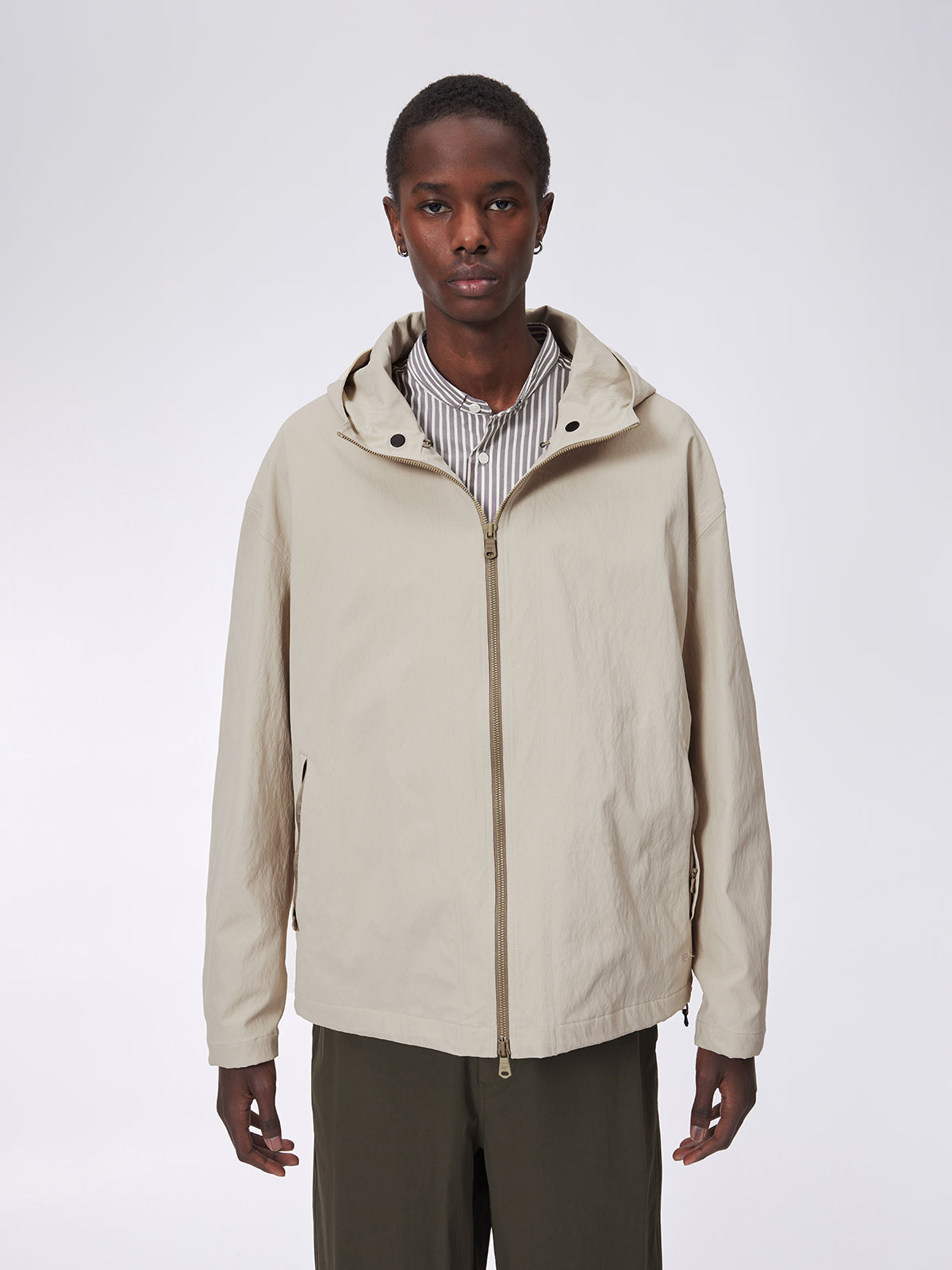 Water-repellent Hooded Jacket