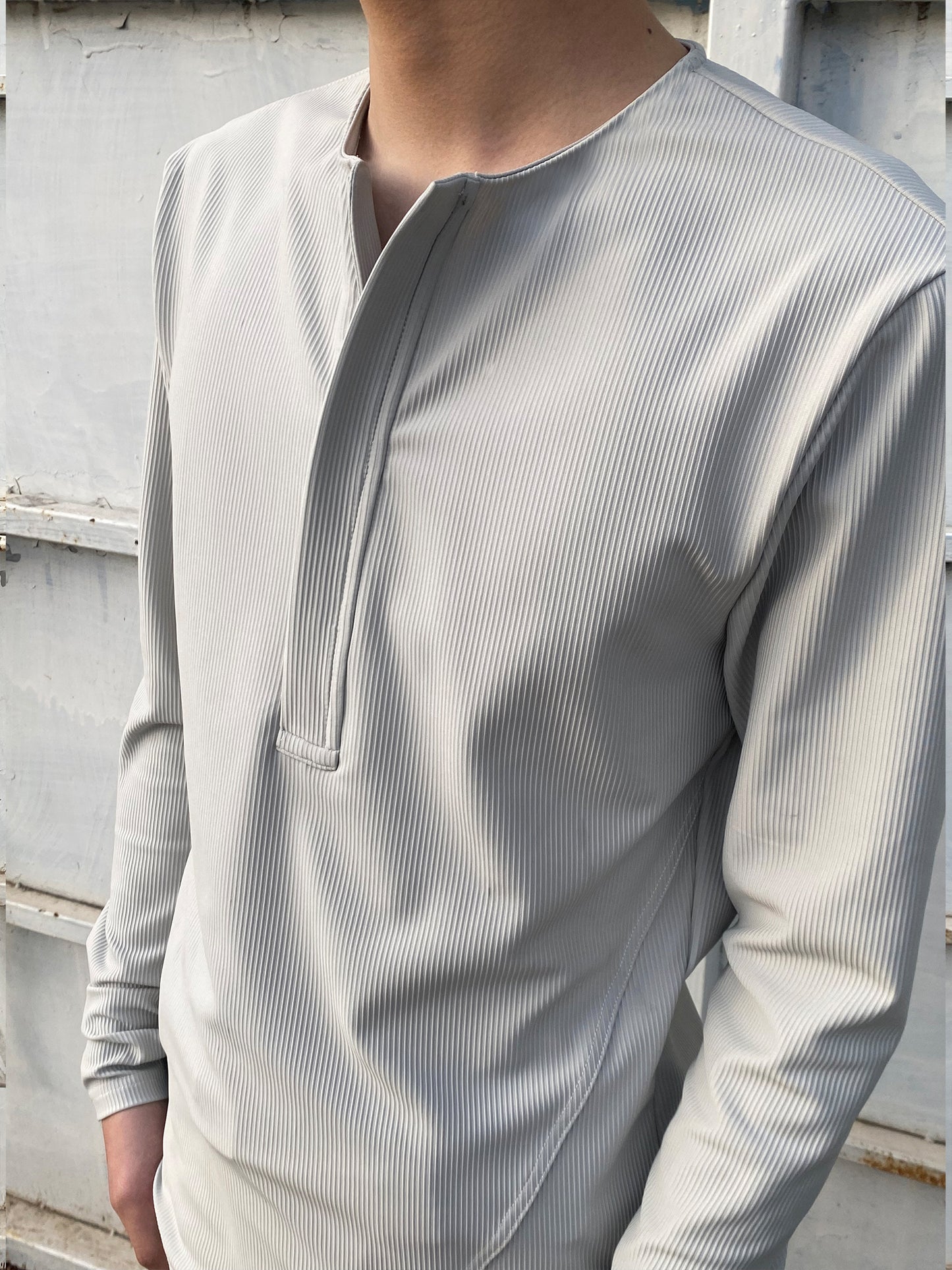 Quick Dry Straight Shoulder Waist T-Shirt