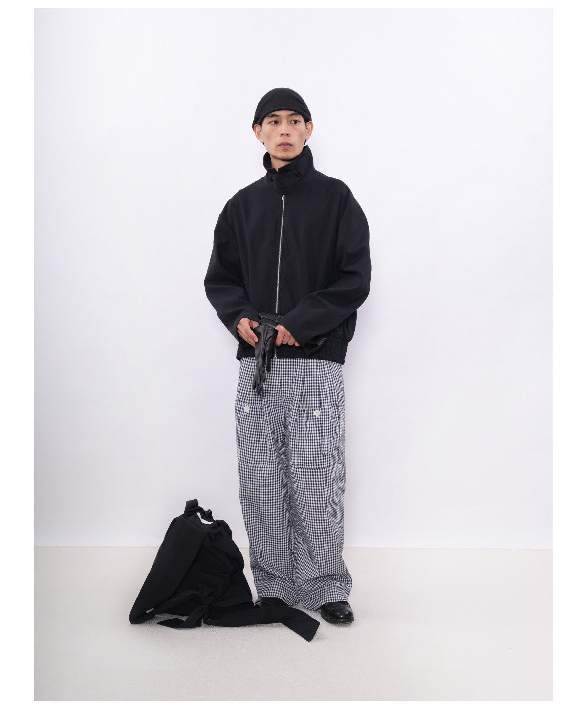 Tencel Cotton-Linen Harrington Jacket