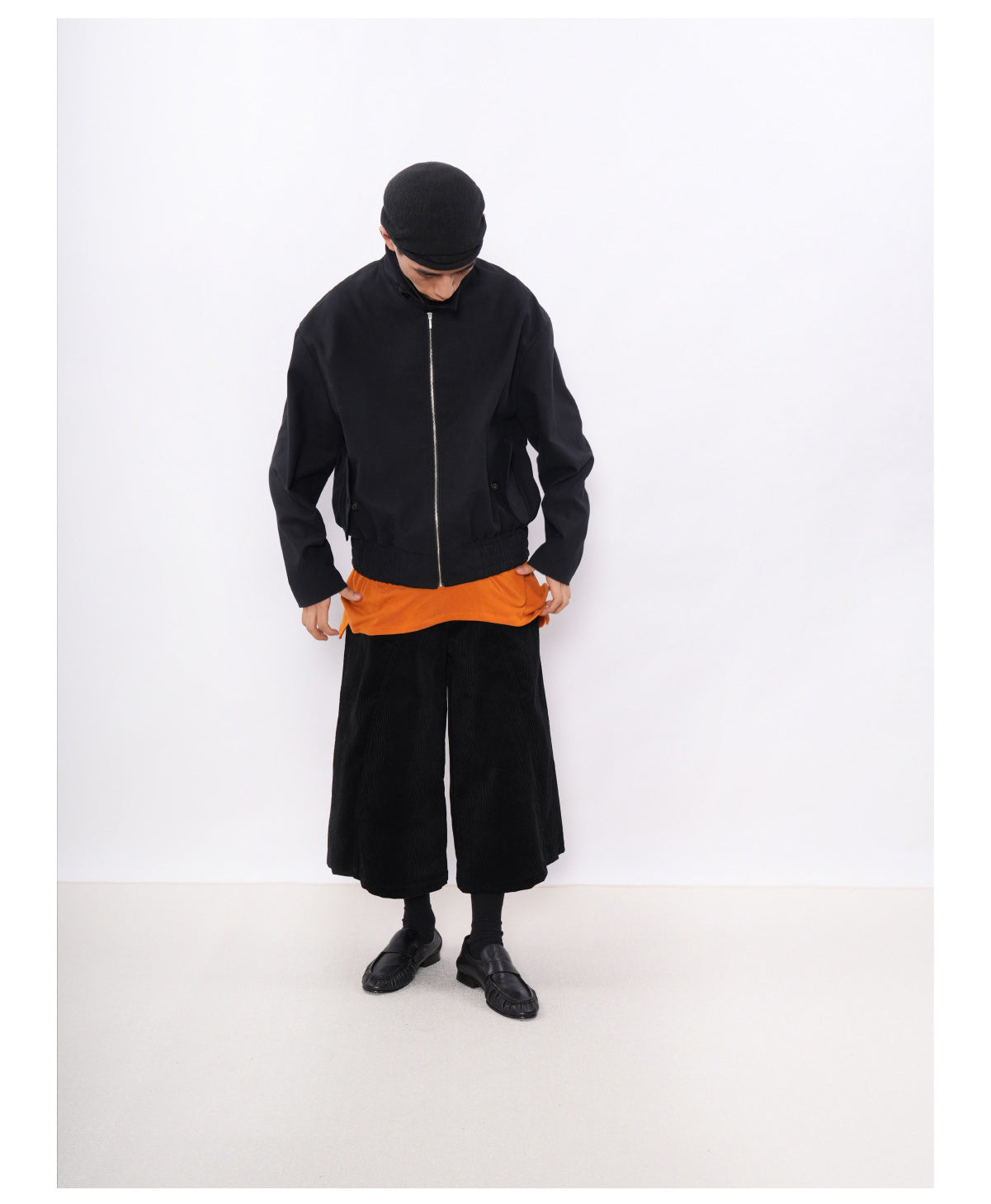 Tencel Cotton-Linen Harrington Jacket