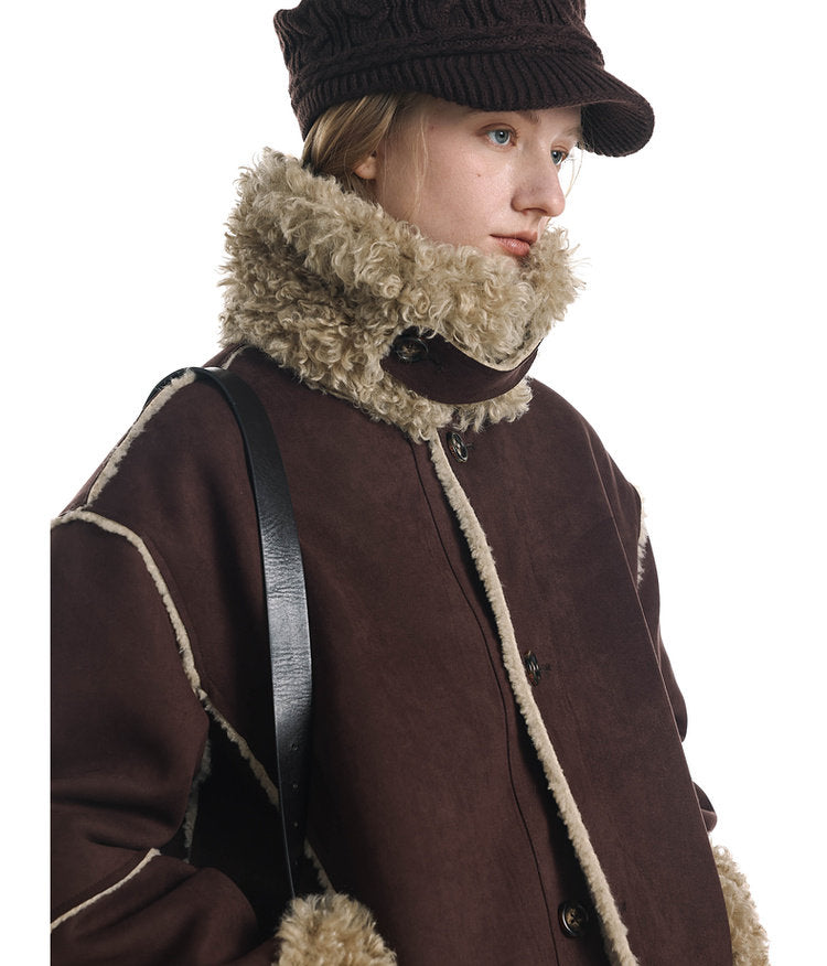 Lambswool Suede Jacket