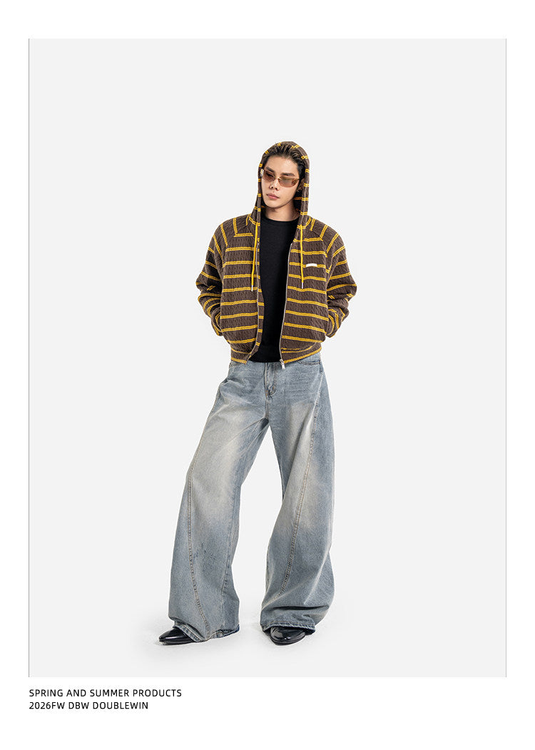 Gradient Denim Pants