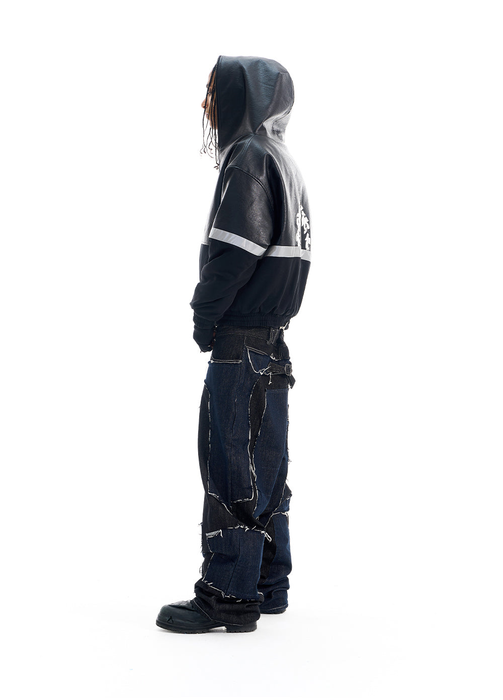 Reflector Leather Jacket