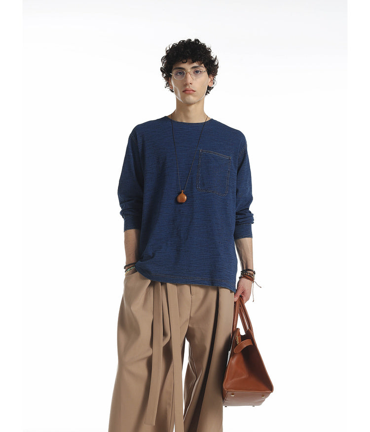 Lightweight round neck T-shirt