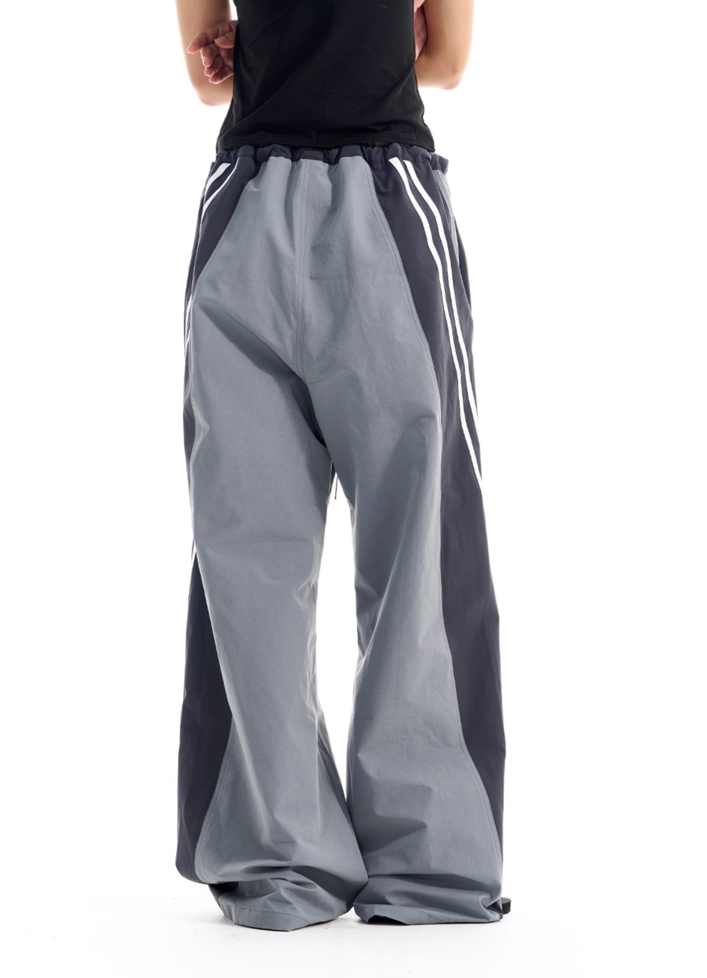 Striped Patchwork Casual Pants