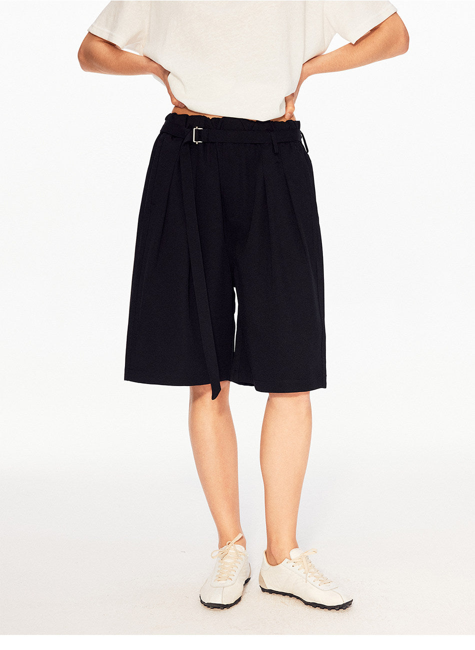 No-Iron Loose-Fit Shorts