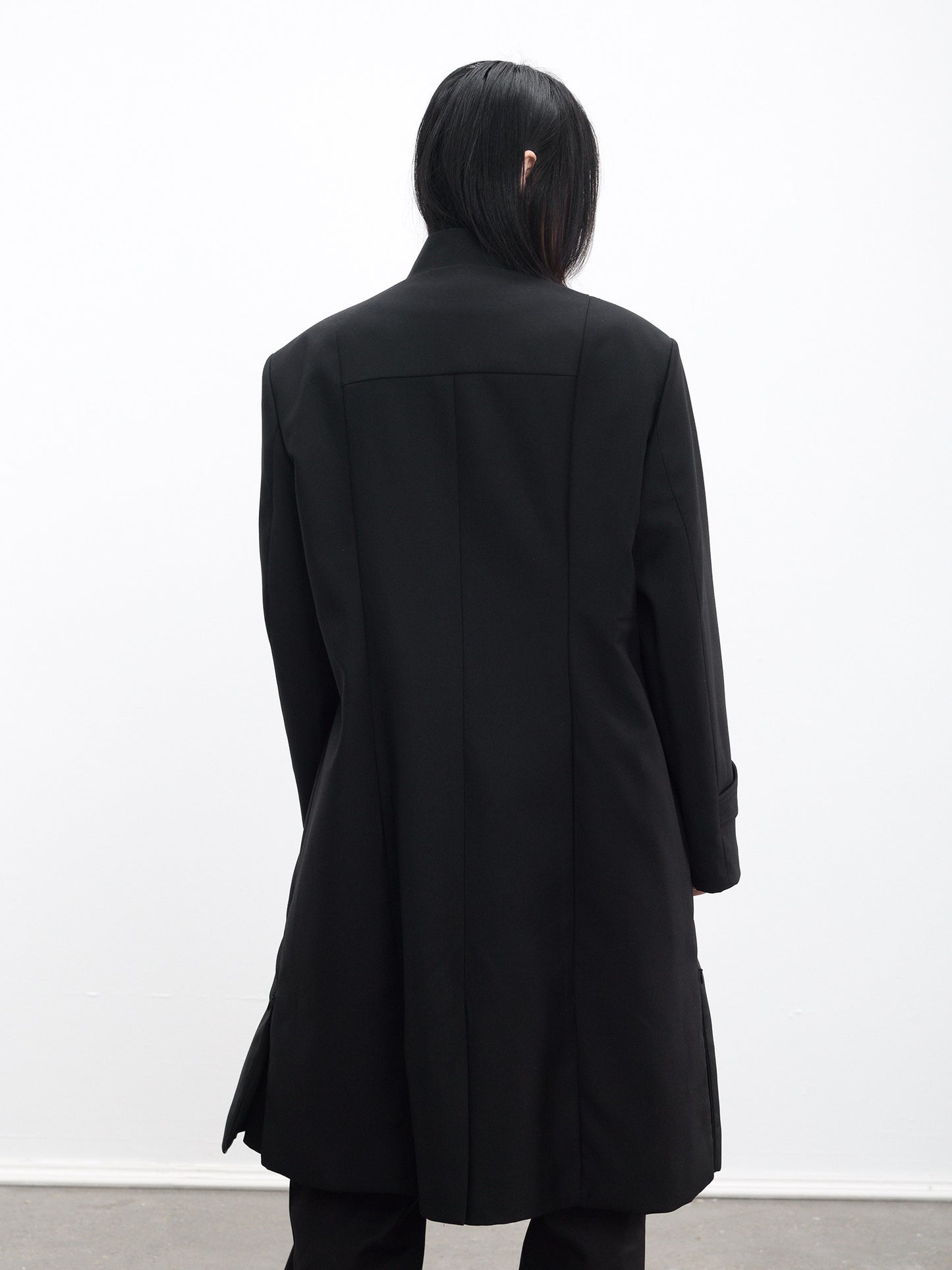 Faux Two-Piece Trench Coat