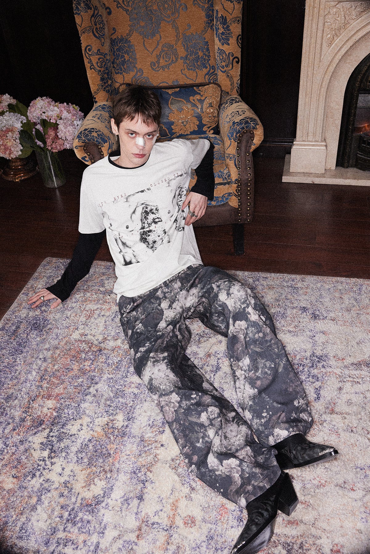 Faux Two-Piece T-Shirt