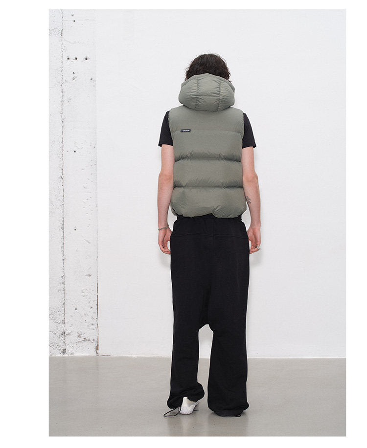 High-Fill Down Vest with Hood