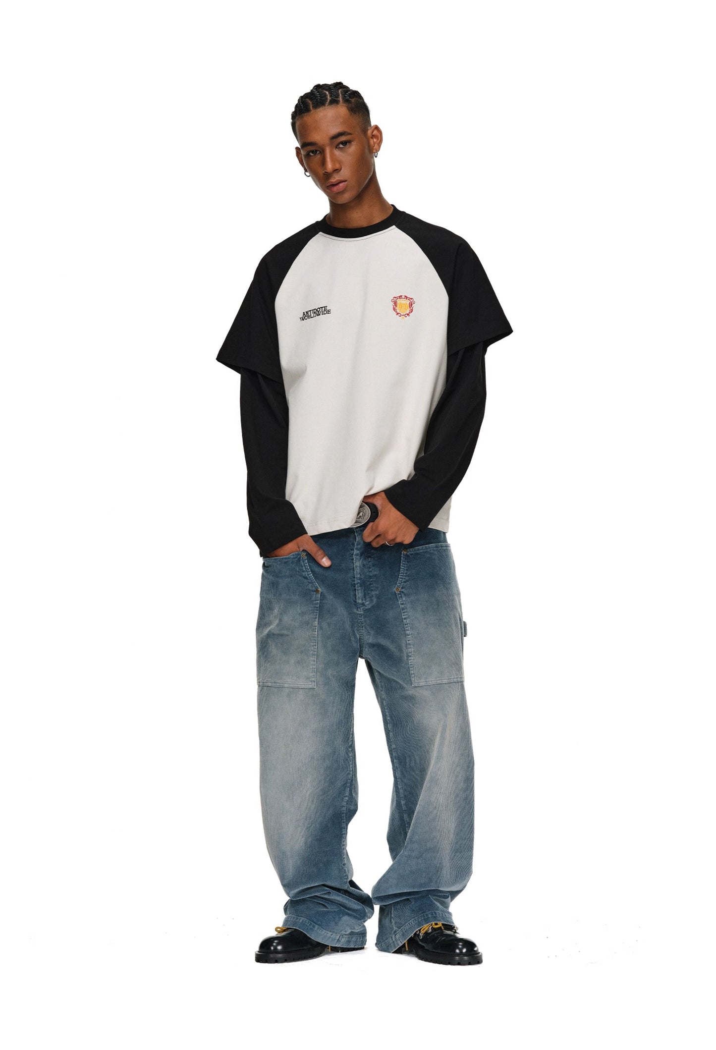 Wash-processed Corduroy Casual Pants