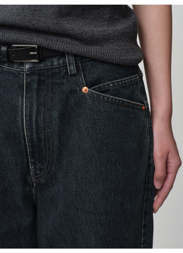 Vintage Nostalgia Denim Pants