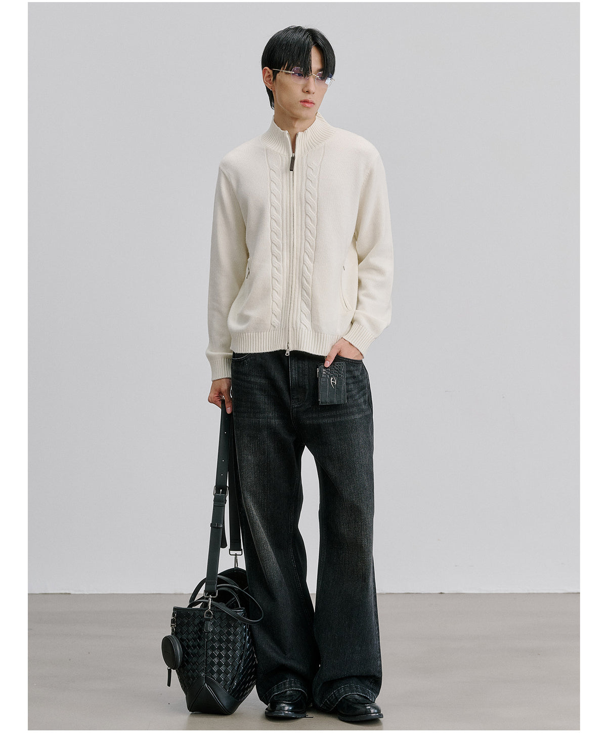 Warm Jacquard Cardigan