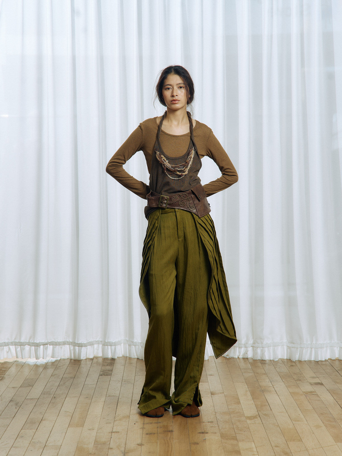 Pleated Casual Pants