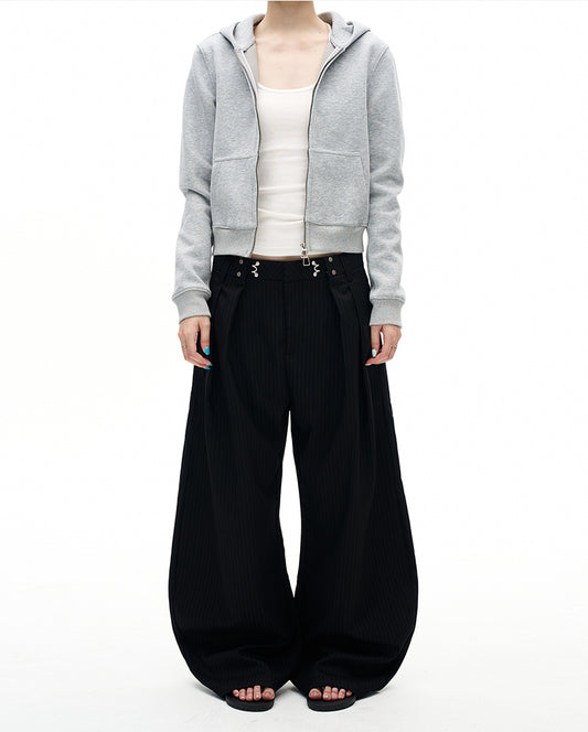 Retro Stripe Casual Pants