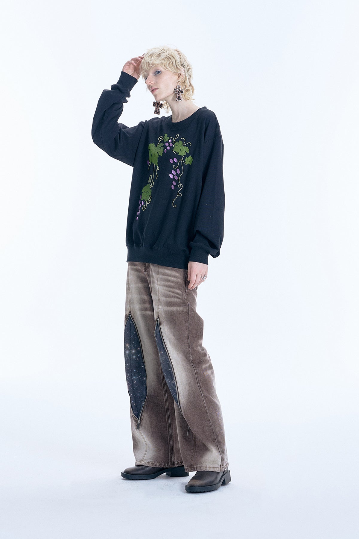 Printed design sweatshirt