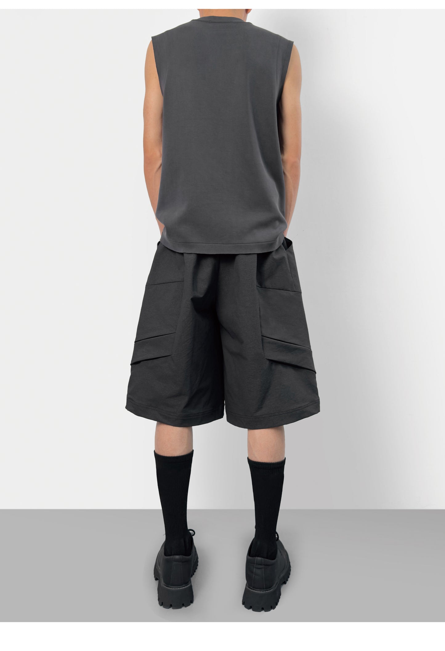 Chamfered Casual Shorts