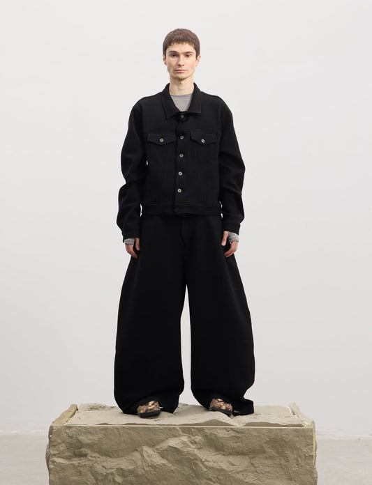 Short Wide Silhouette Jacket