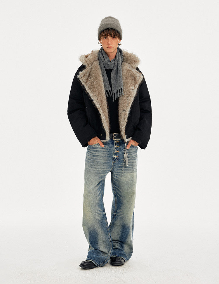 Hooded Mountain Carving Jacket