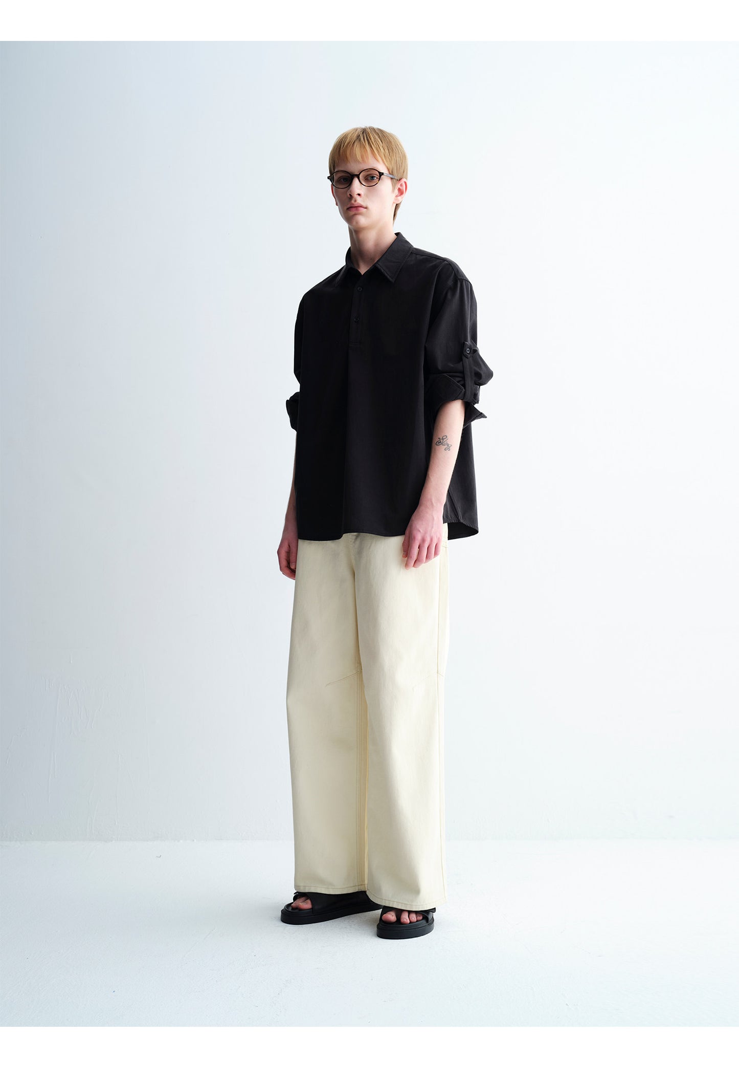 Half-Head Button-Down Shirt