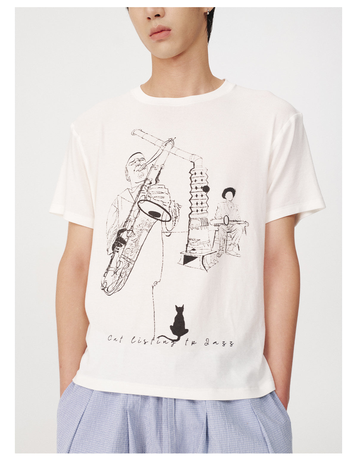 Breathable printed T-shirt