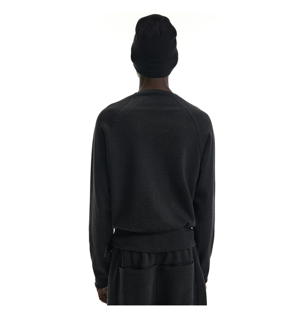 3D Twisted Sweatshirt with Zipper
