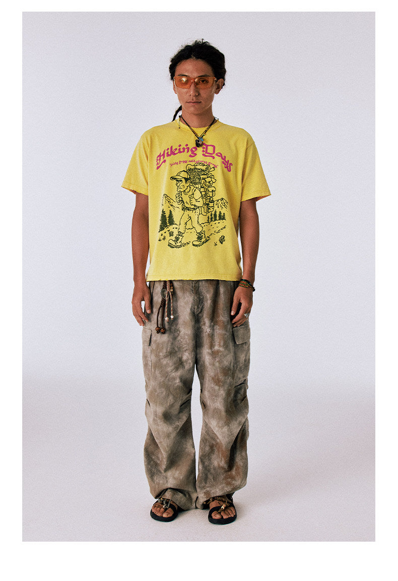 Distressed Print T-Shirt