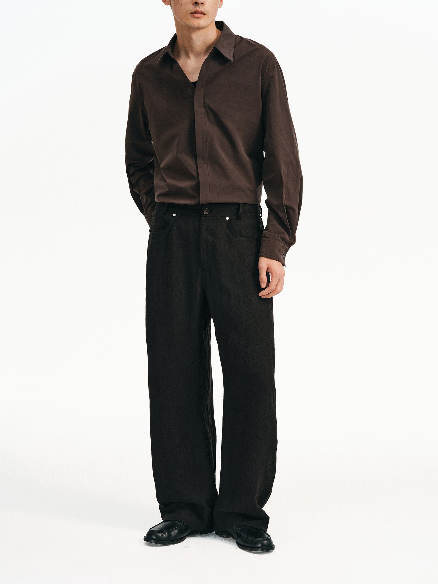 Linen Straight Pants