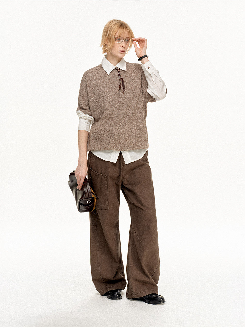 Round-Neck Casual Shirt
