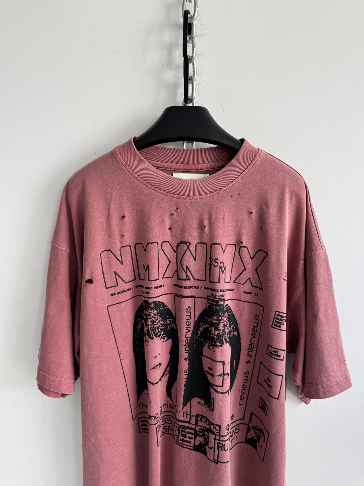 Wash-Finish Unisex Loose-Fit T-Shirt