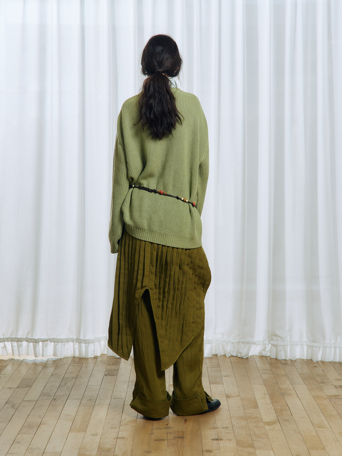 Pleated Casual Pants