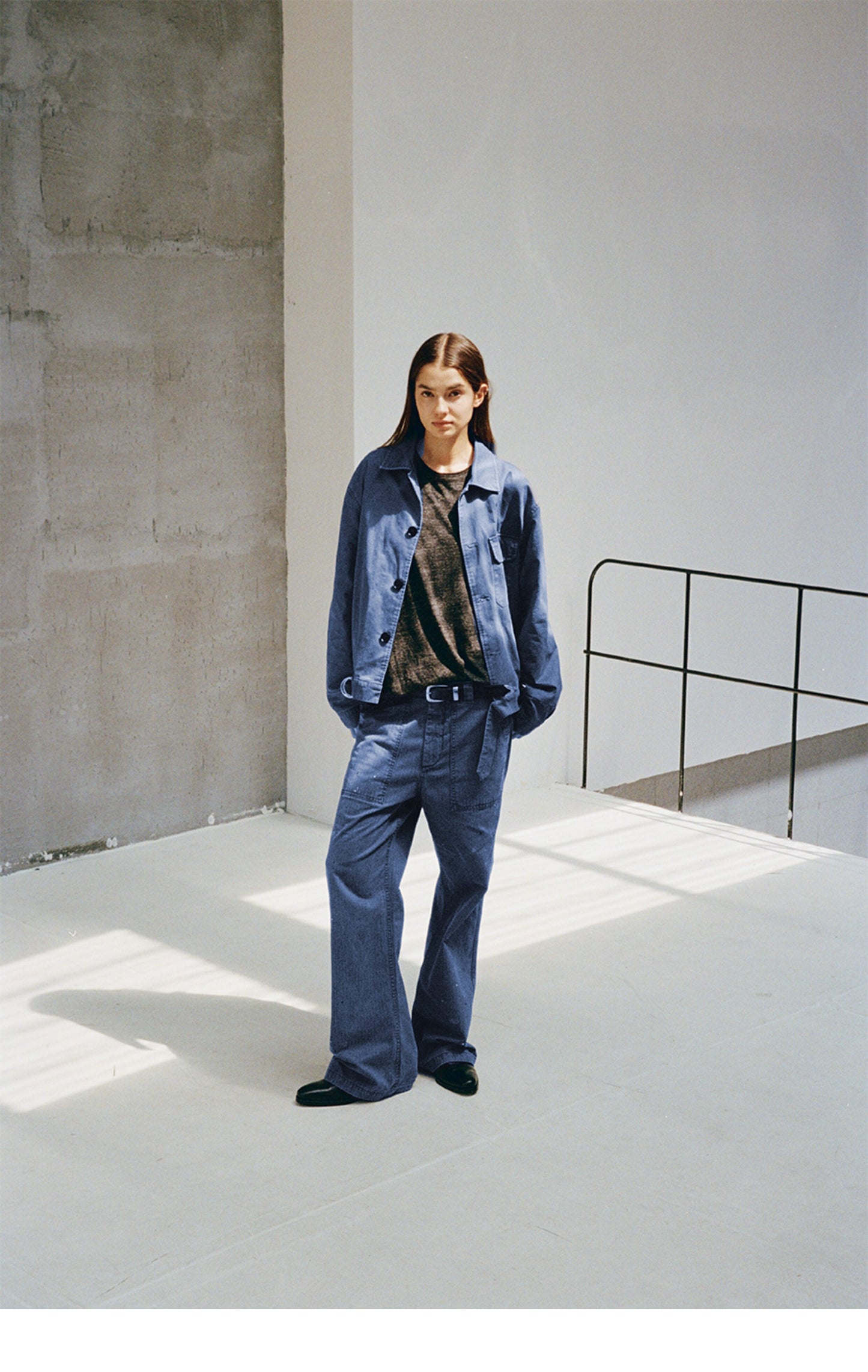Vintage Herringbone Casual Pants
