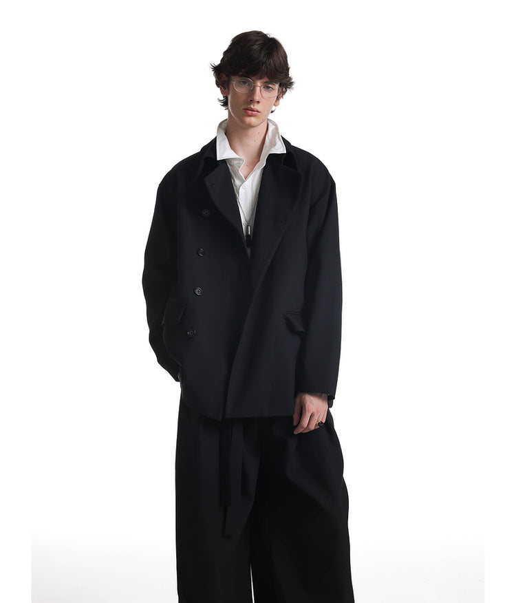 Minimalist silhouette casual jacket