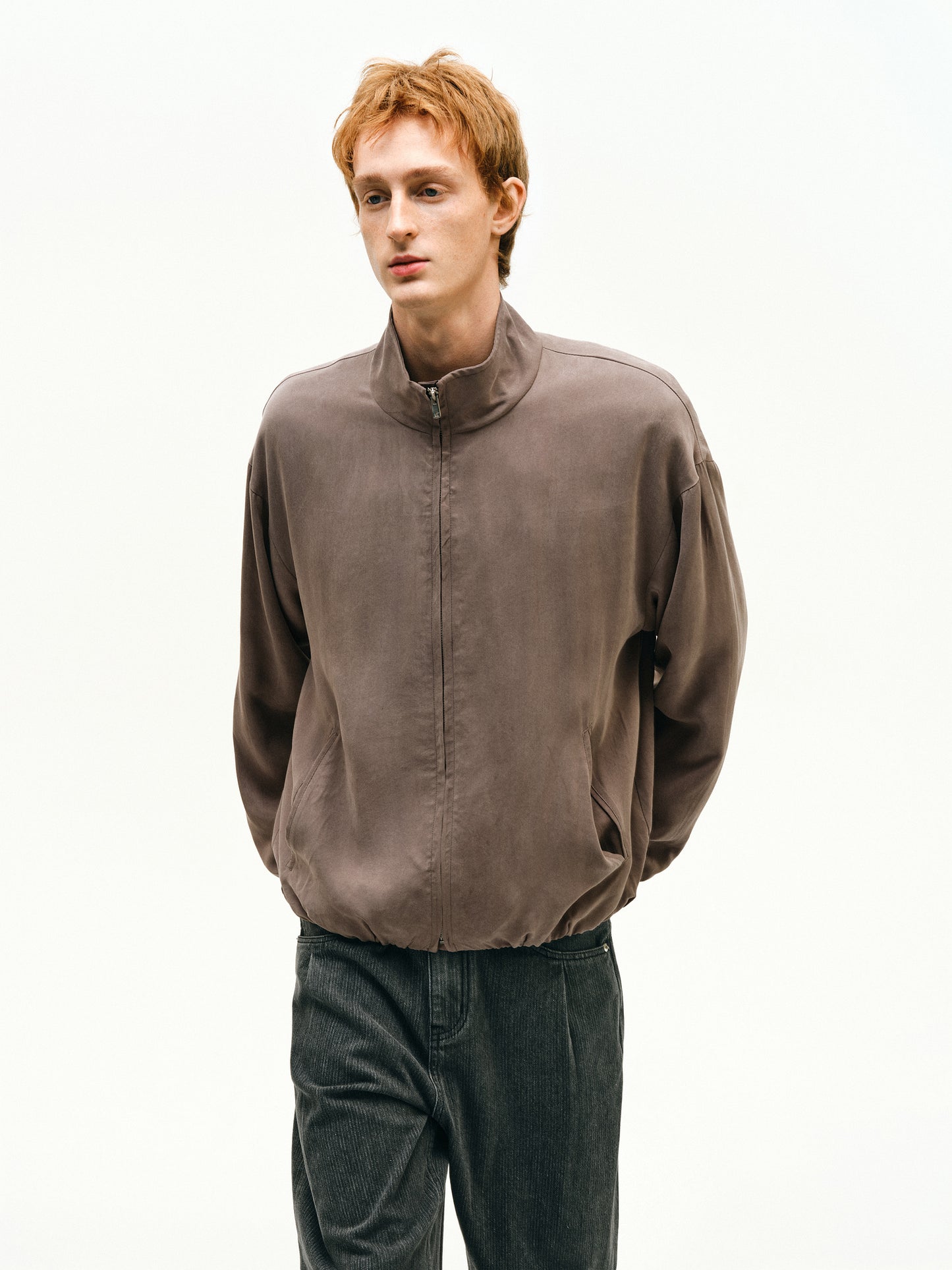 Stand Collar Balloon Jacket