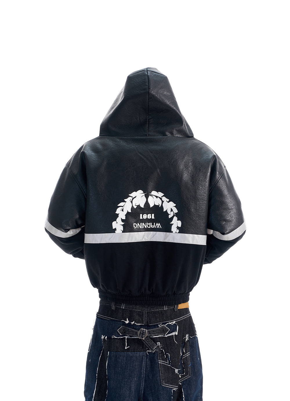 Reflector Leather Jacket