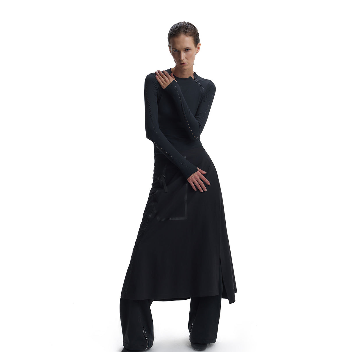 Latex Neck-Stretch T-Shirt