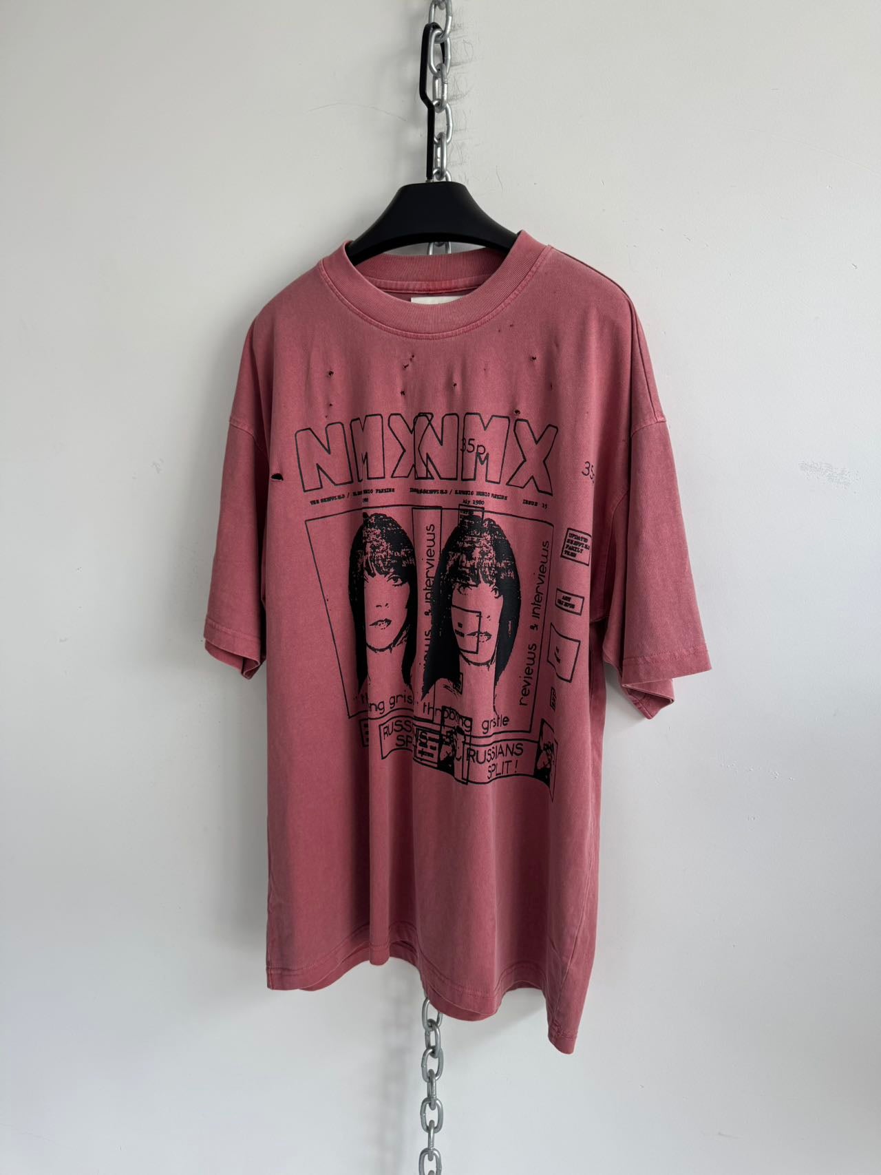 Wash-Finish Unisex Loose-Fit T-Shirt
