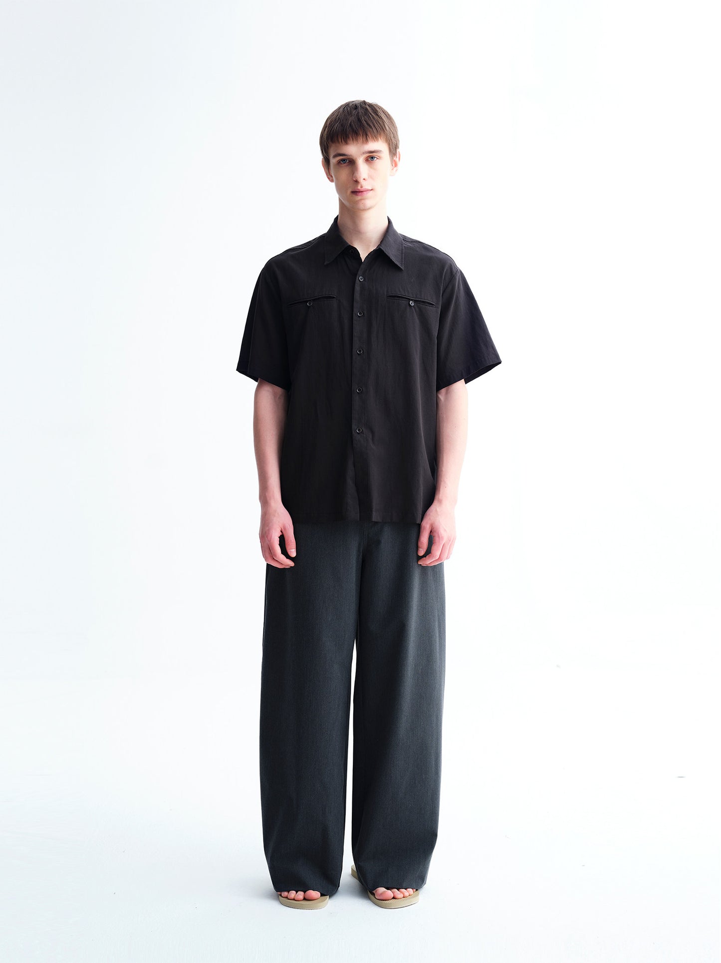 Shirt with Chest Pocket Design