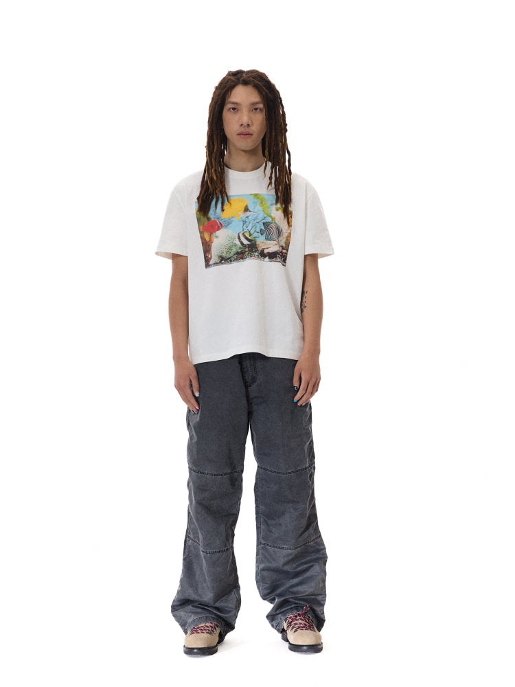 Printed Round Neck T-Shirt