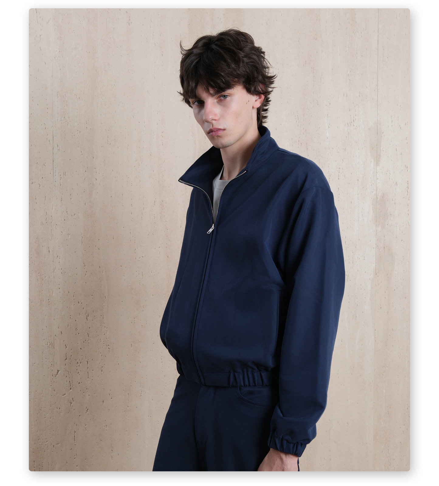 Suede Jacket &amp; Pants Set