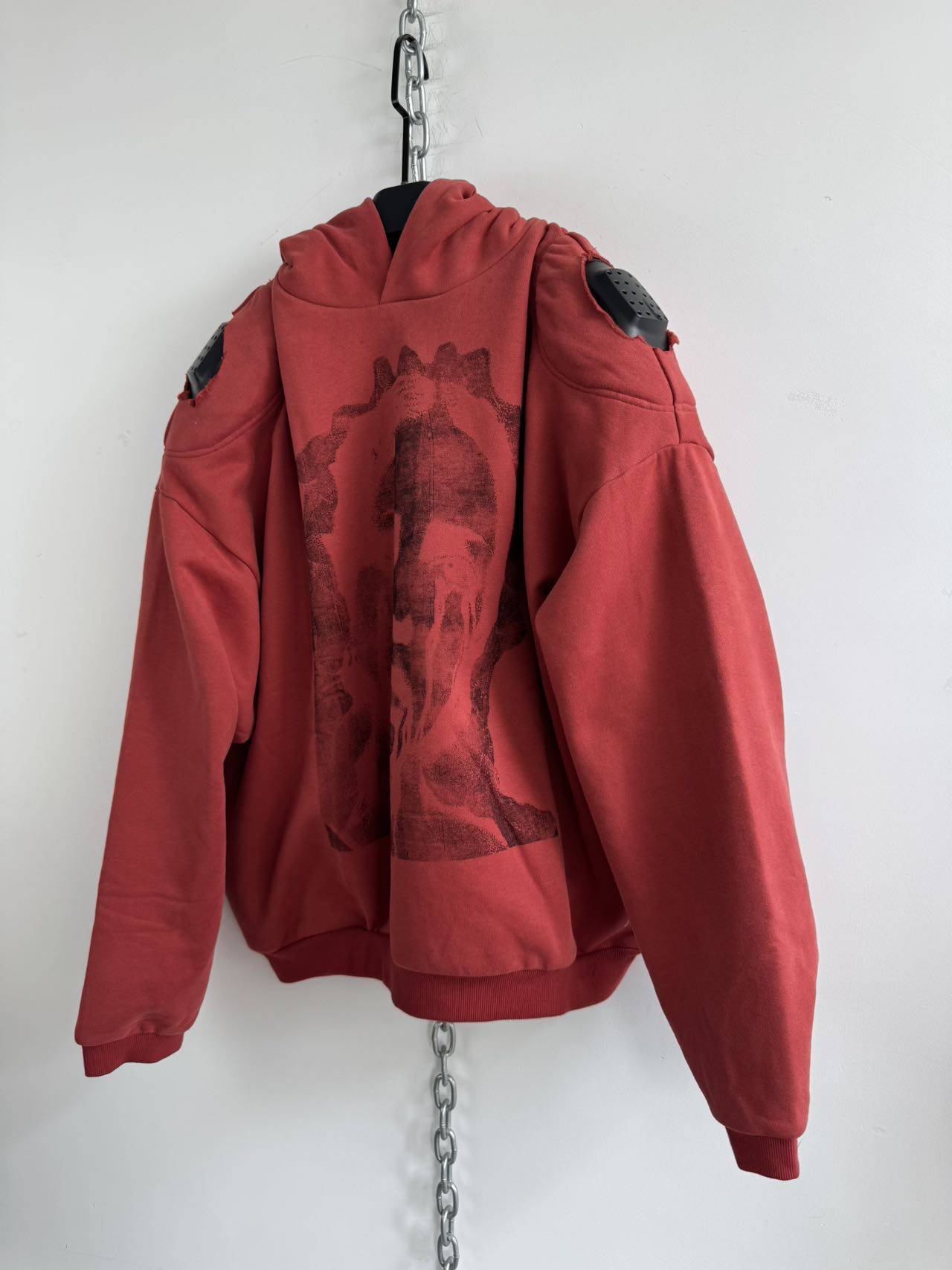 Padded Shoulder Sweatshirt