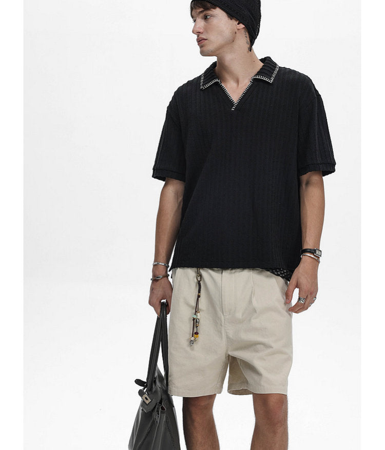 Hand-embroidered Polo Shirt