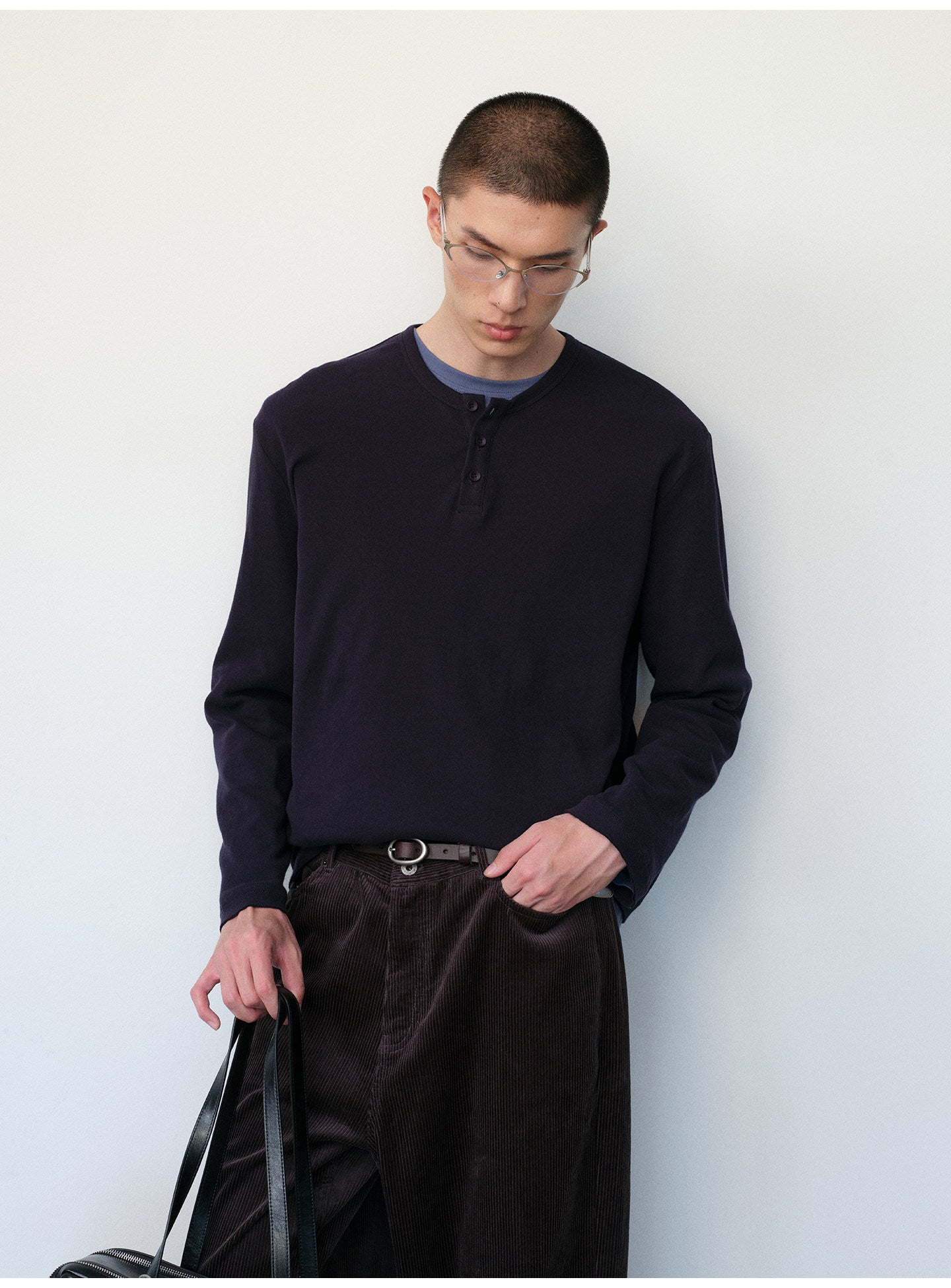 Henry Collar Base Layer T-Shirt