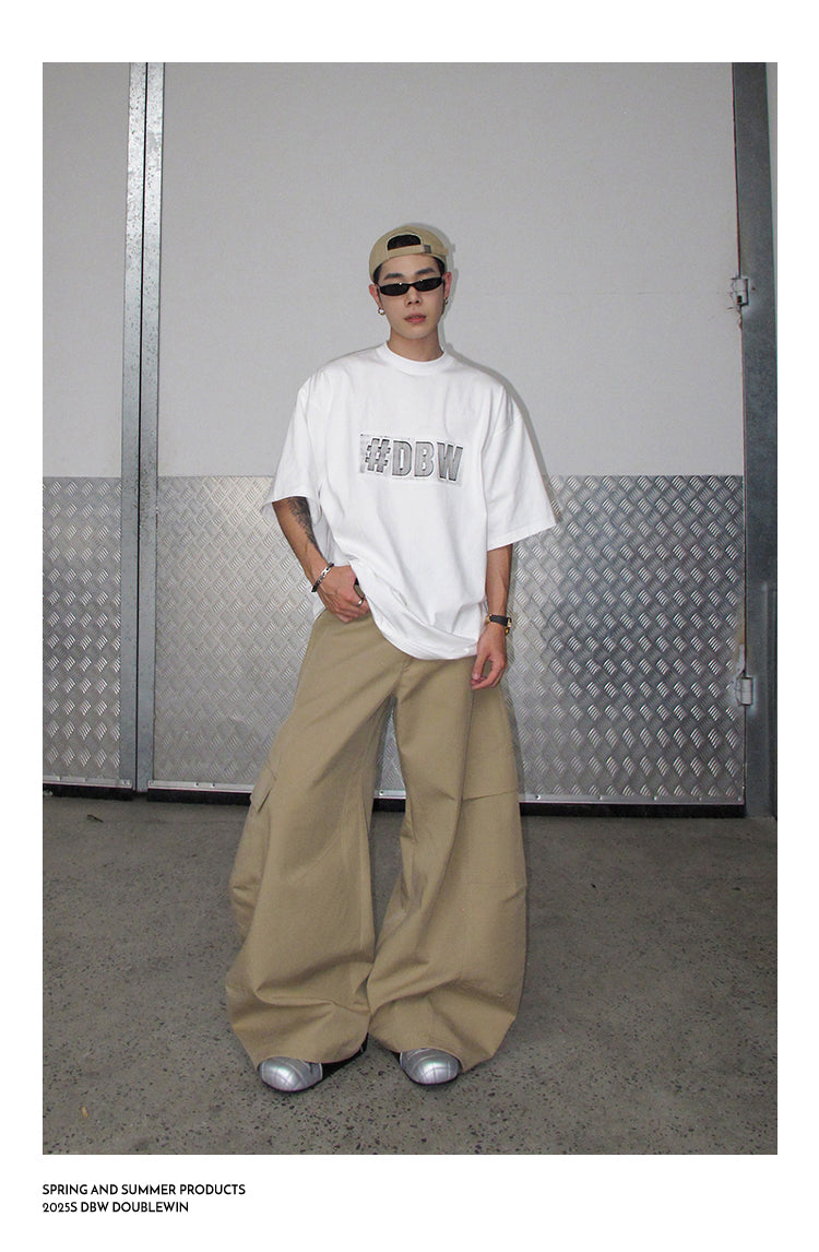 3D embossed print T-shirt