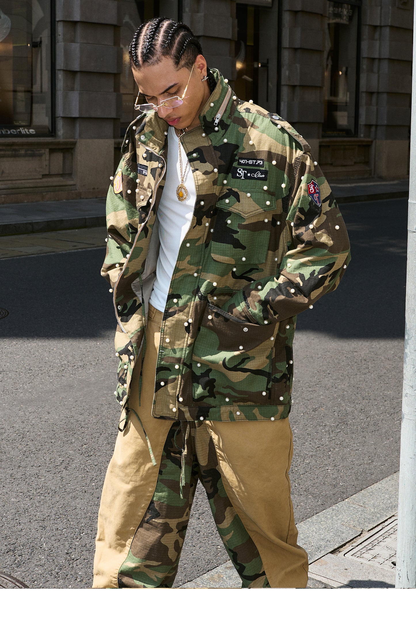 Camouflage Pearl Jacket