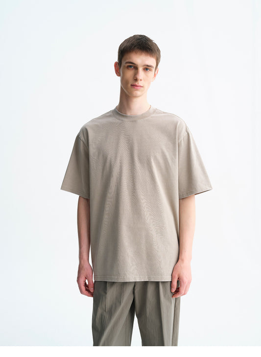 Distressed Cotton T-Shirt